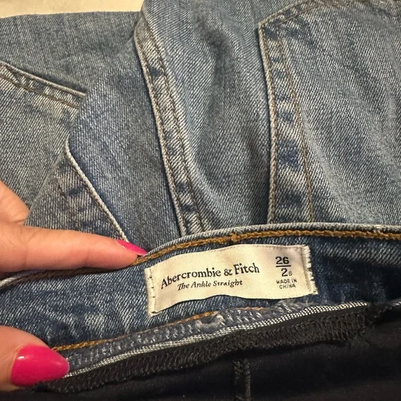 Abercrombie Straight Leg Maternity Jeans - Picture 2 of 3